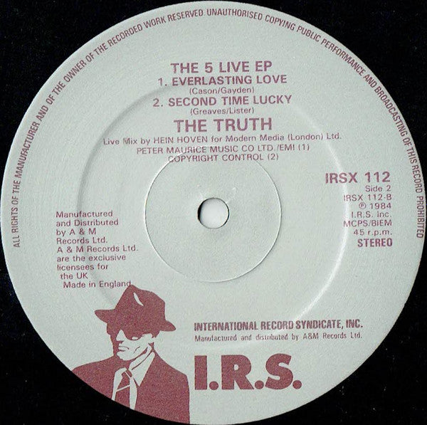 The Truth (6) : Five Live (12", EP)