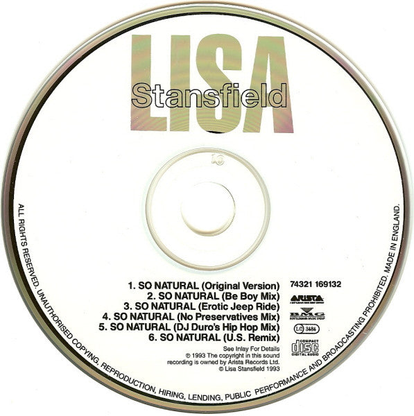 Lisa Stansfield : So Natural (CD, Single)