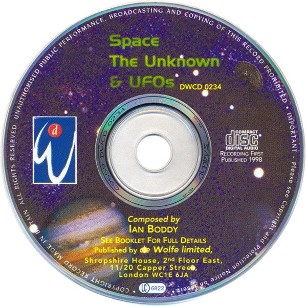 Ian Boddy : Space, The Unknown And UFOs (CD)