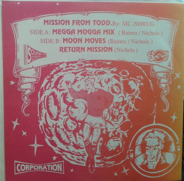 Shrug (2) : Mission From Todd (7", EP, Club)