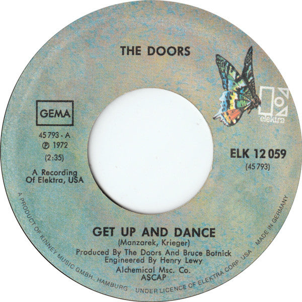 The Doors : Get Up And Dance / Treetrunk (7", Single)