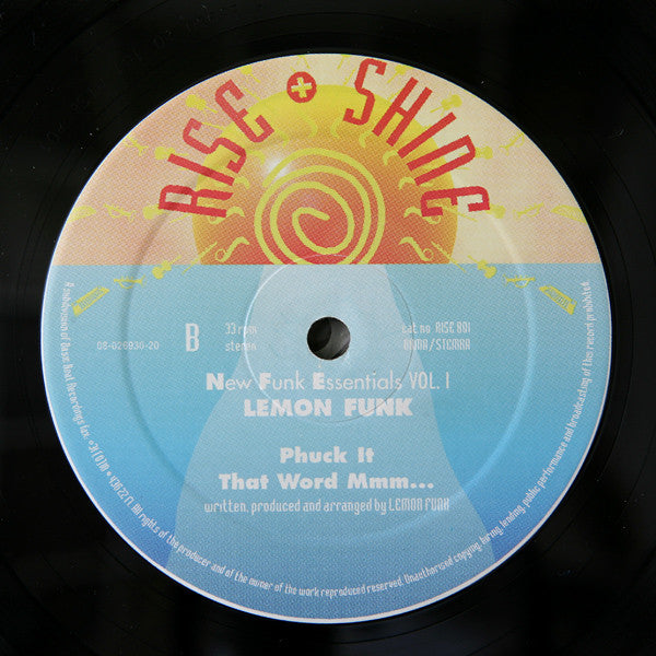 Lemon Funk : New Funk Essentials Vol. 1 (12")