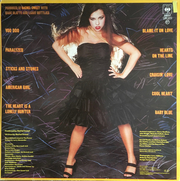 Rachel Sweet : Blame It On Love (LP, Album)