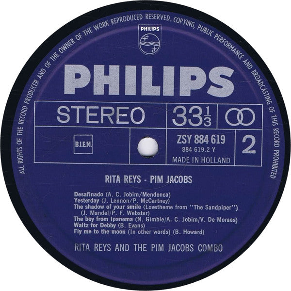 Rita Reys, Pim Jacobs : Rita Reys En Pim Jacobs (LP, Comp, Club)
