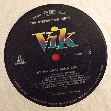 The Dukes Of Dixieland : At The Jazz Band Ball (LP, Album, Mono, RE)