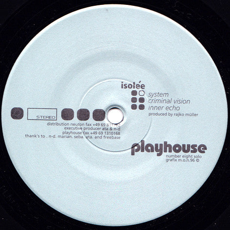 Isolée : System (12")