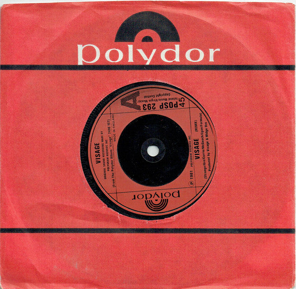 Visage : Visage (7", Red)