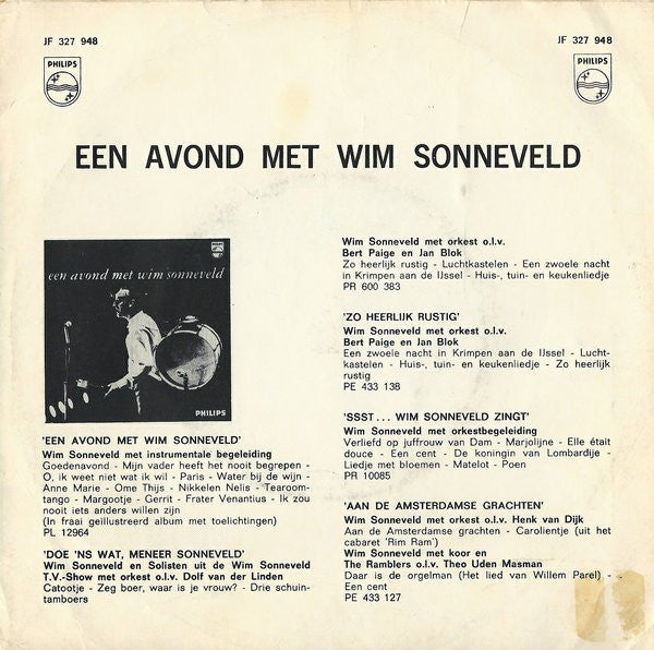 Wim Sonneveld : Nikkelen Nelis / Ome Thijs (7", Mono, Yel)