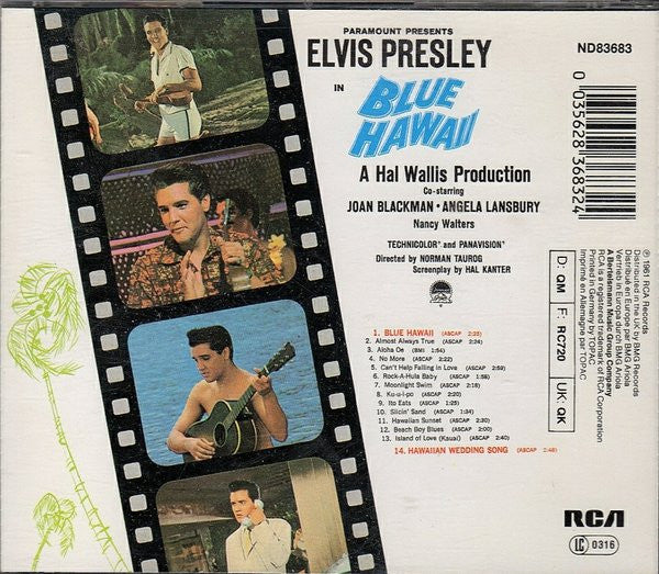 Elvis Presley : Blue Hawaii (CD, Album, RE)