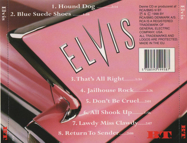 Elvis Presley : B.T. (CD, Comp)