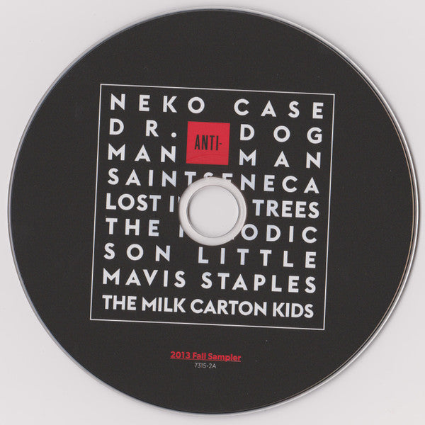 Various : 2013 Fall Sampler (CD, Promo, Smplr)