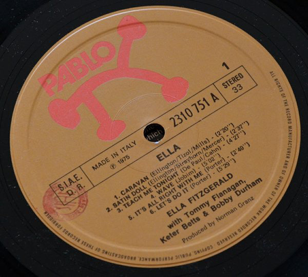 Ella Fitzgerald : Ella Fitzgerald At The Montreux Jazz Festival 1975 (LP, Album)