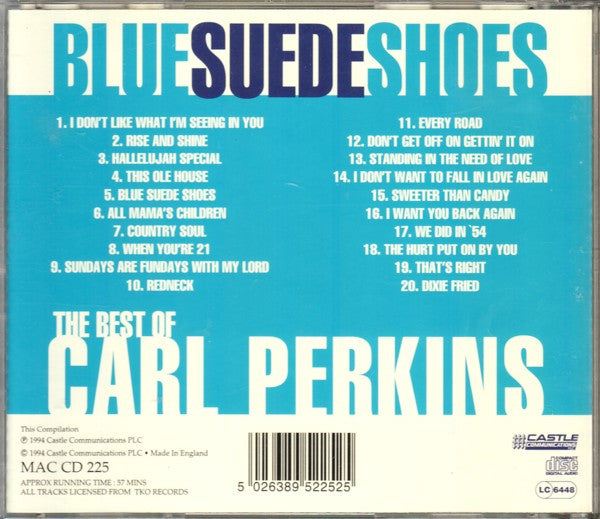 Carl Perkins : Blue Suede Shoes The Best Of Carl Perkins (CD, Comp)
