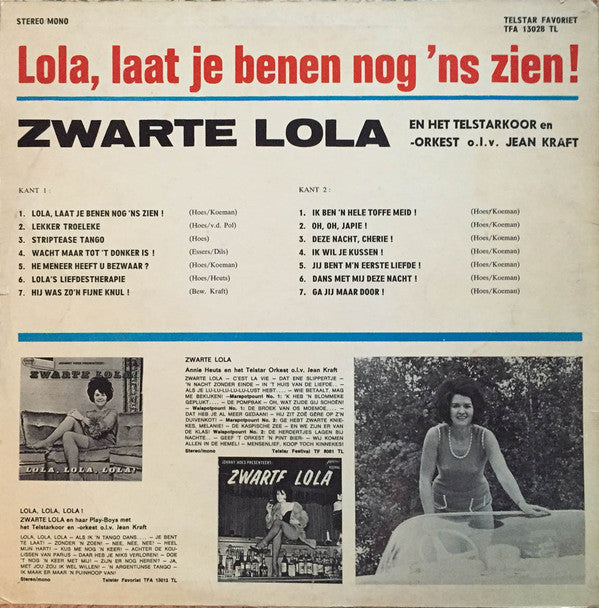 Zwarte Lola : Lola, Laat Je Benen Nog 'ns Zien! (LP, Album)