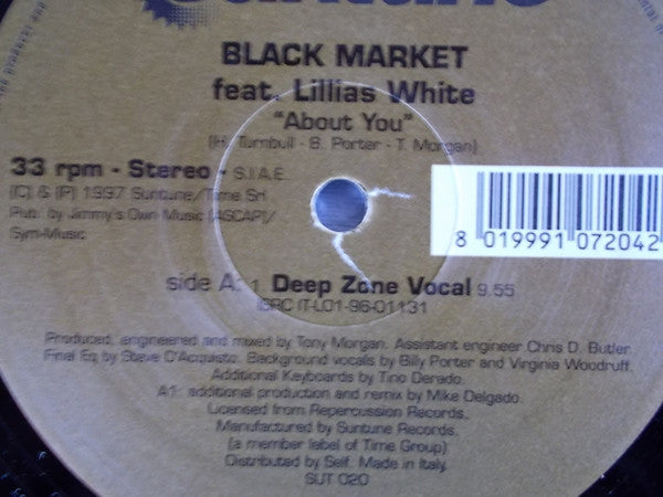 Black Market (16) Featuring Lillias White : About You (12")