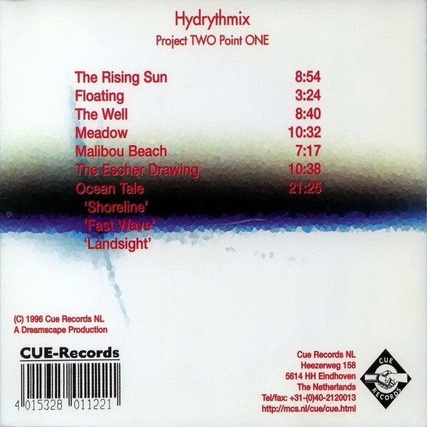Ron Boots & Bas Broekhuis : Hydrythmix - Project Two Point One (CD, Album)