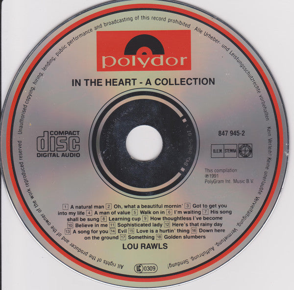 Lou Rawls : In The Heart - A Collection (CD, Album, Comp)