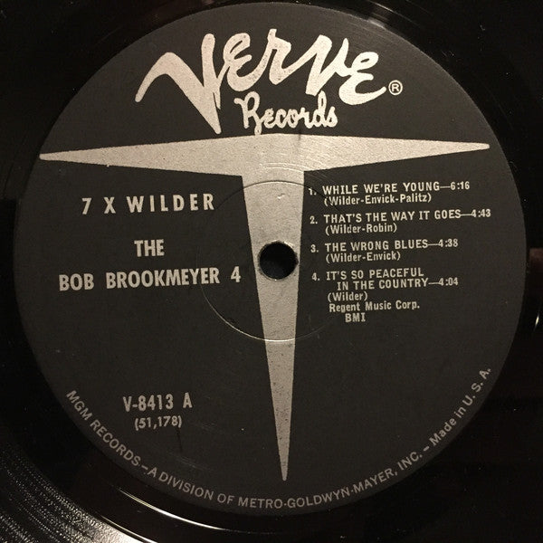 The Bob Brookmeyer Quartet : 7 x Wilder (LP, Album, Mono, Gat)