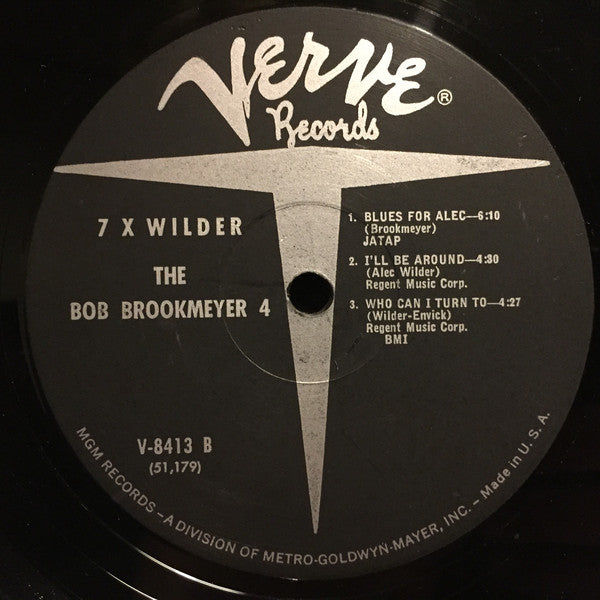 The Bob Brookmeyer Quartet : 7 x Wilder (LP, Album, Mono, Gat)
