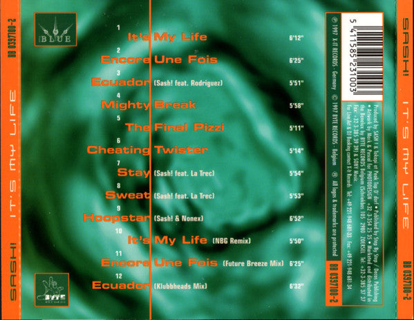 Sash! : It's My Life (CD, Album)