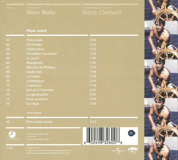 Nino Rota : Plein Soleil (CD, Album)