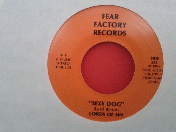 Lords Of Sin : Sexy Dog / Annunciation Of Sin (7", Single)