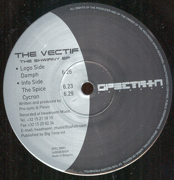 The Vectif : The Shwirny EP (12", EP)