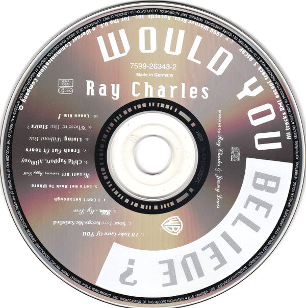 Ray Charles : Would You Believe ? (CD, Album)