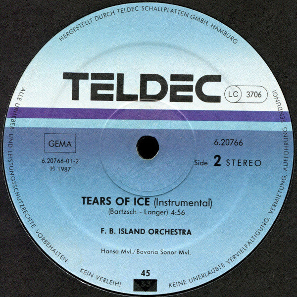 Bolland & Bolland : Tears Of Ice (12", Maxi)