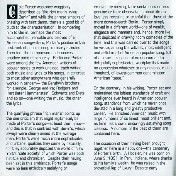 Julie London : Sings The Choicest Of Cole Porter (CD, Comp)