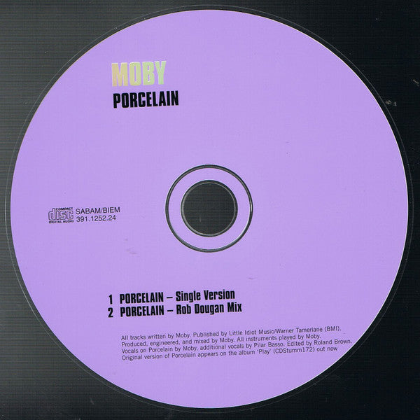 Moby : Porcelain (CD, Single)