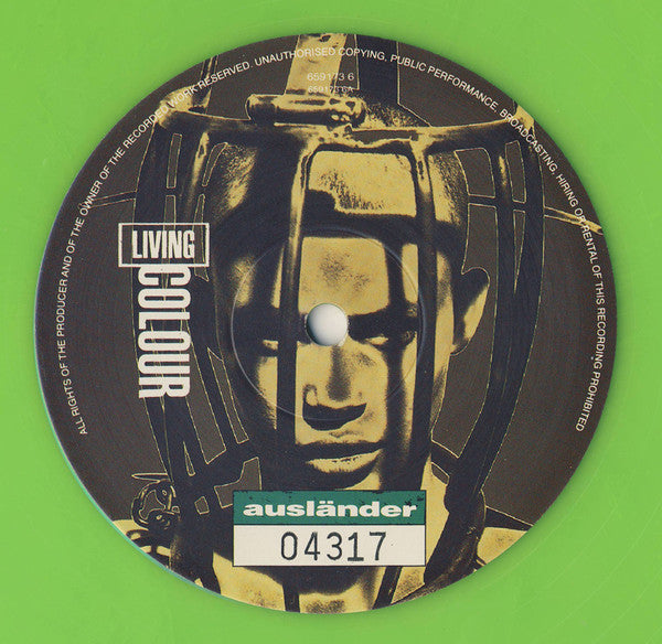 Living Colour : Ausländer (Mixes By Adrian Sherwood / Skip McDonald & Sascha (KMFDM)) (12", Ltd, Num, Lim)