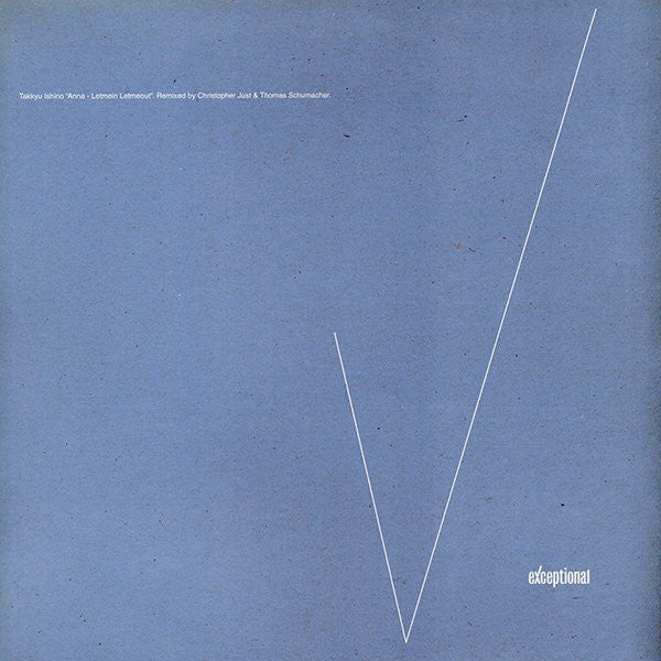 Takkyu Ishino : Anna - Letmein Letmeout (12")