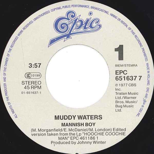 Muddy Waters : Mannish Boy (7", Single)