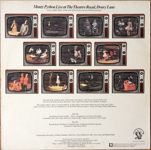 Monty Python : Monty Python Live At Drury Lane (LP, RE)