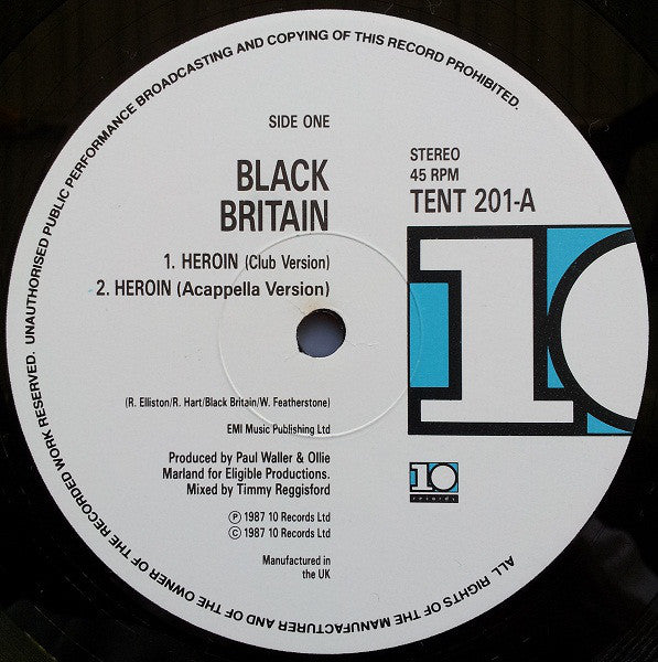 Black Britain : Heroin (12")