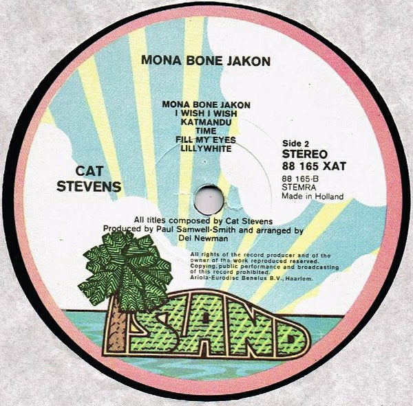 Cat Stevens : Mona Bone Jakon (LP, Album)