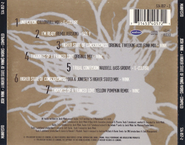 Josh Wink : A Higher State Of Wink's Works - Compiled (CD, Comp)