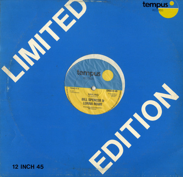 Bill Spencer & Lorna Rowe : Sailing (12", Single)