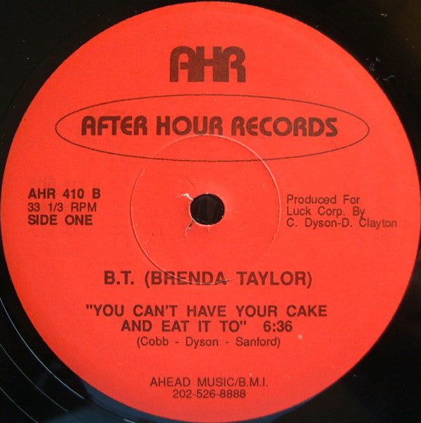 Masters At Work / B. T. (Brenda Taylor)* : 69 Steps / You Can't Have Your Cake And Eat It Too (12")