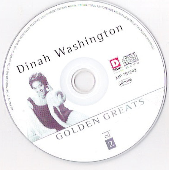 Dinah Washington : Golden Greats (3xCD, Comp)
