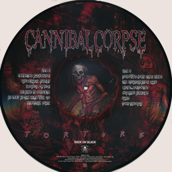 Cannibal Corpse : Torture (LP, Album, Pic, RE)