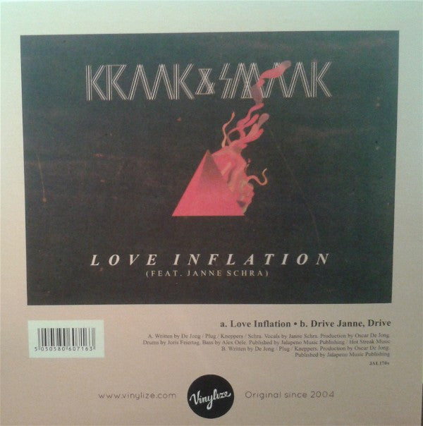 Kraak & Smaak Feat. Janne Schra : Love Inflation (7", Single)
