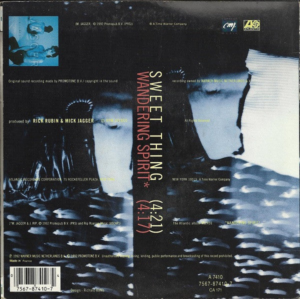 Mick Jagger : Sweet Thing (7", Single)