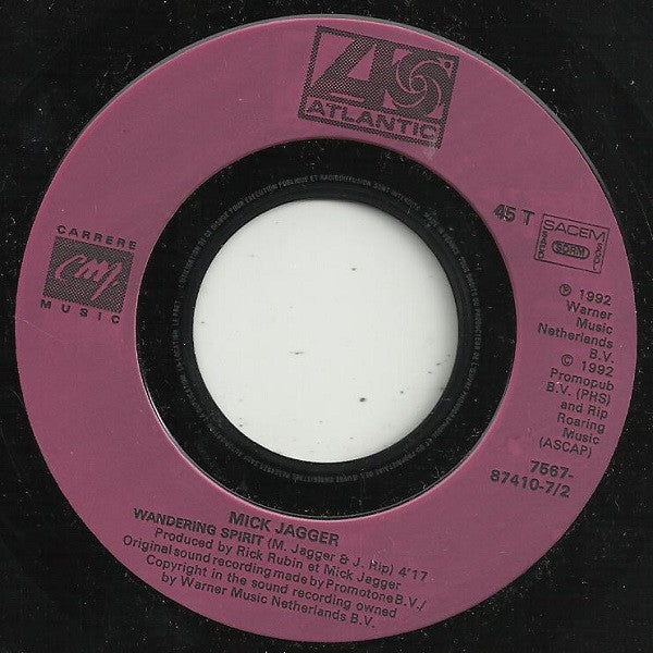 Mick Jagger : Sweet Thing (7", Single)