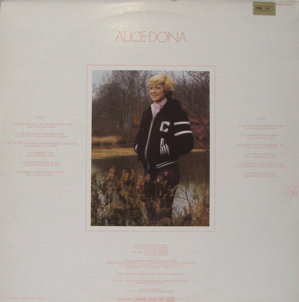 Alice Dona : Du Ventre Plat, Au Ventre Rond (LP, Album)