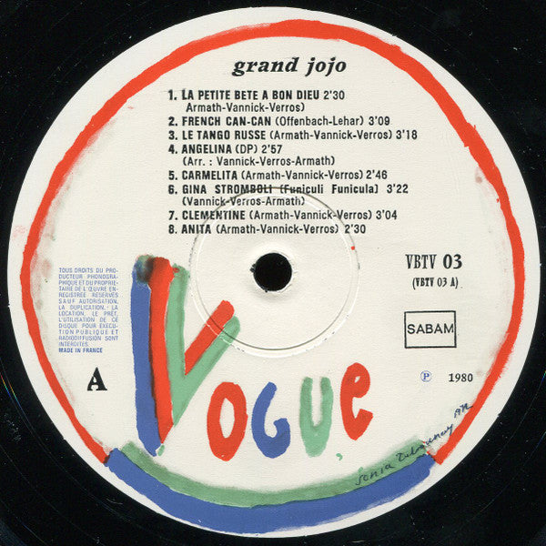 Grand Jojo : PleinTube (LP, Album)