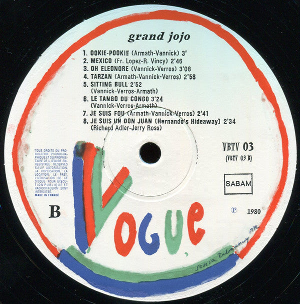 Grand Jojo : PleinTube (LP, Album)