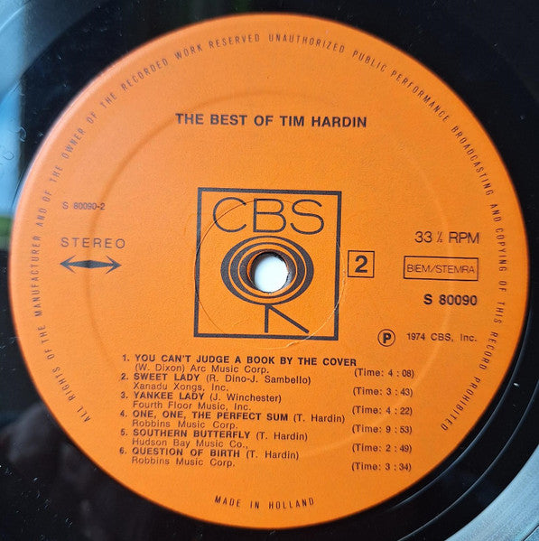 Tim Hardin : The Best Of Tim Hardin / Simple Song Of Freedom (LP, Comp)