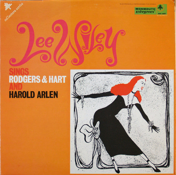 Lee Wiley / Rodgers & Hart, Harold Arlen : Lee Wiley Sings Rodgers & Hart And Harold Arlen (LP, Comp)